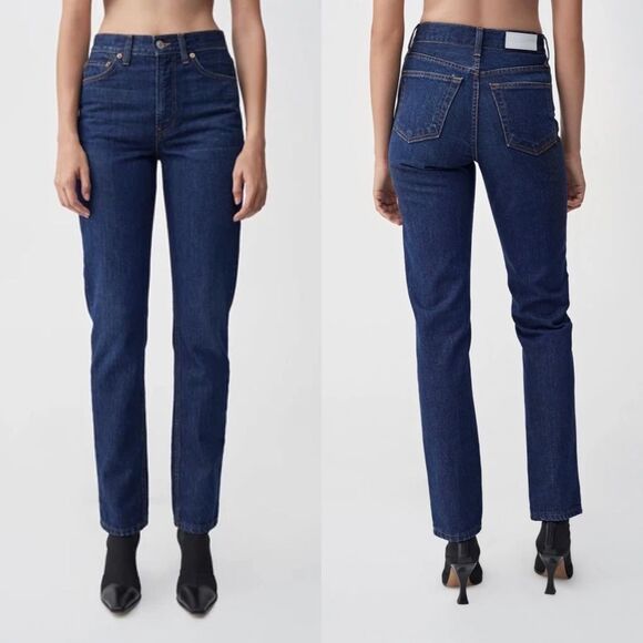 ReDone High rise straight‎ leg academy fit jeans 30 - Picture 2 of 13